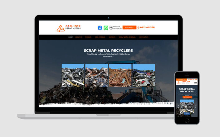 Cash for scrap metals